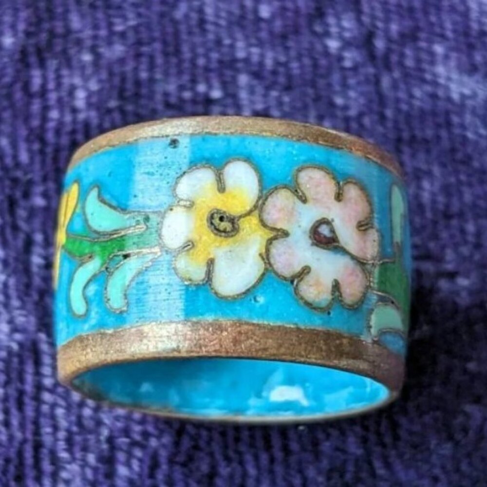 Antique Oriental Chinese Handmade Ring - Picture 2 of 4